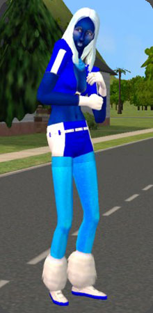 Azure Maiden In Action